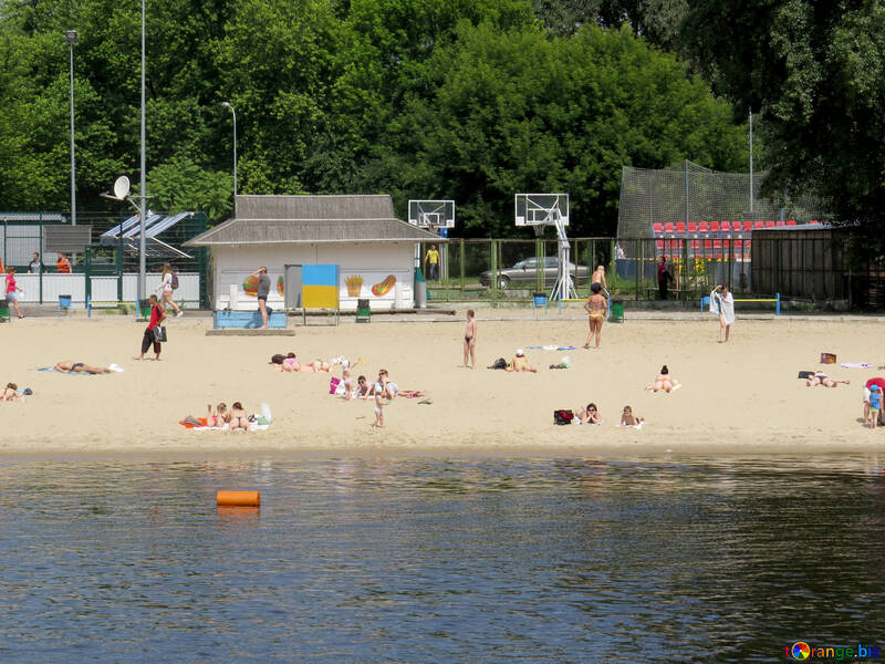 Beach on the river №49699