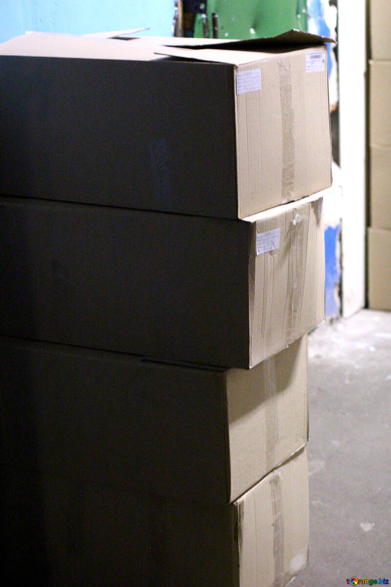 A stack of cardboard №49424