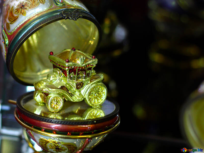 Christmas decoration carriage in the Golden Egg №49556