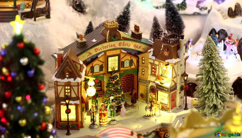 Winter village from a fairy tale №49590
