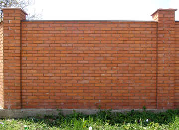 Span brick fence №5351