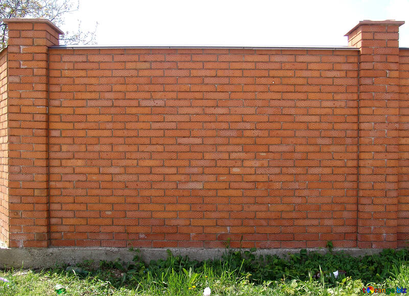Span brick fence №5351