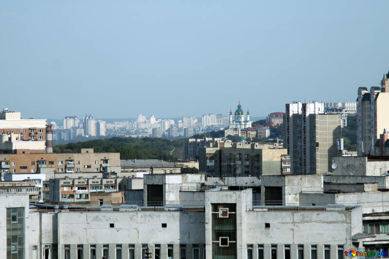 Urbano panorama telhado №5718