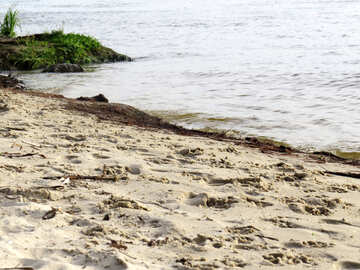 Strand Wasser Sand und Welle №50671