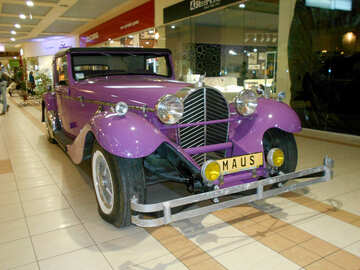 Altes Auto lila №50303