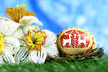 Huevo de Pascua de flores. №50290
