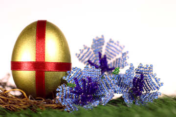 Easter egg and flower №50301