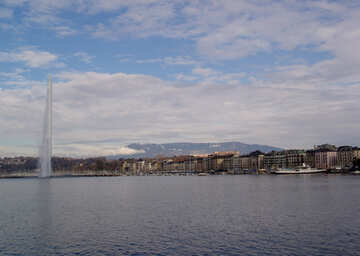 Lake in Geneva №50113