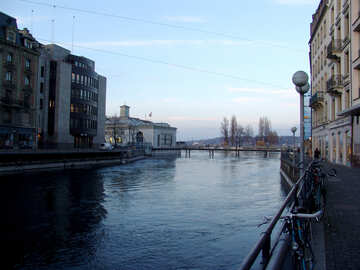 Fluss Ron in Genf №50158