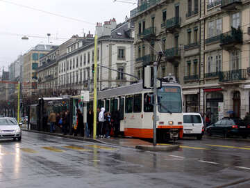 Tranvía en Ginebra №50208