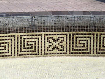 Mosaic tiles greche Letter №50519