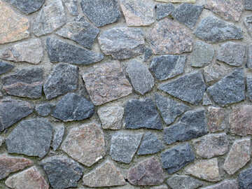 Texture muro di pietra fatto di rocce. №50516