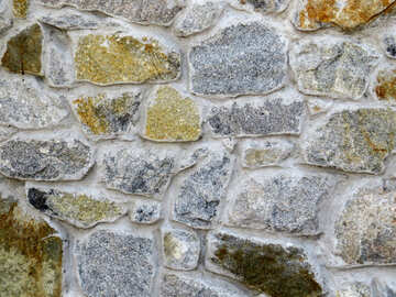 Rocks wall stone №50522