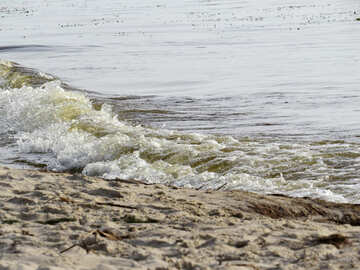 Wellen am Strand Wasser №50756