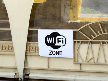 Señal de zona wifi №50526