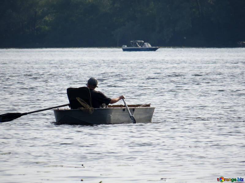 rowing boat man №50724