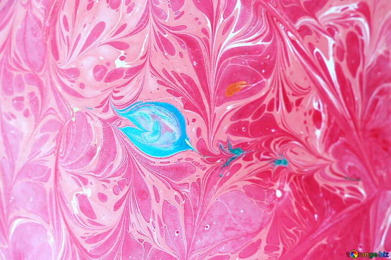 some blue drops on a pink board №50870