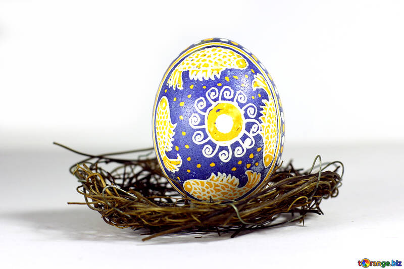 Nido di Pasqua e uova №50270