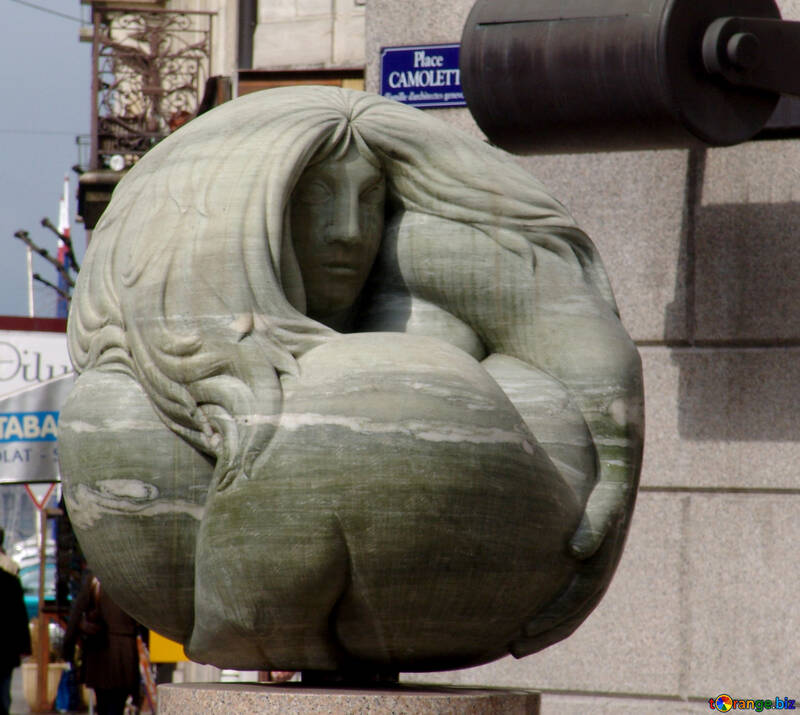 Escultura moderna em Genebra №50176