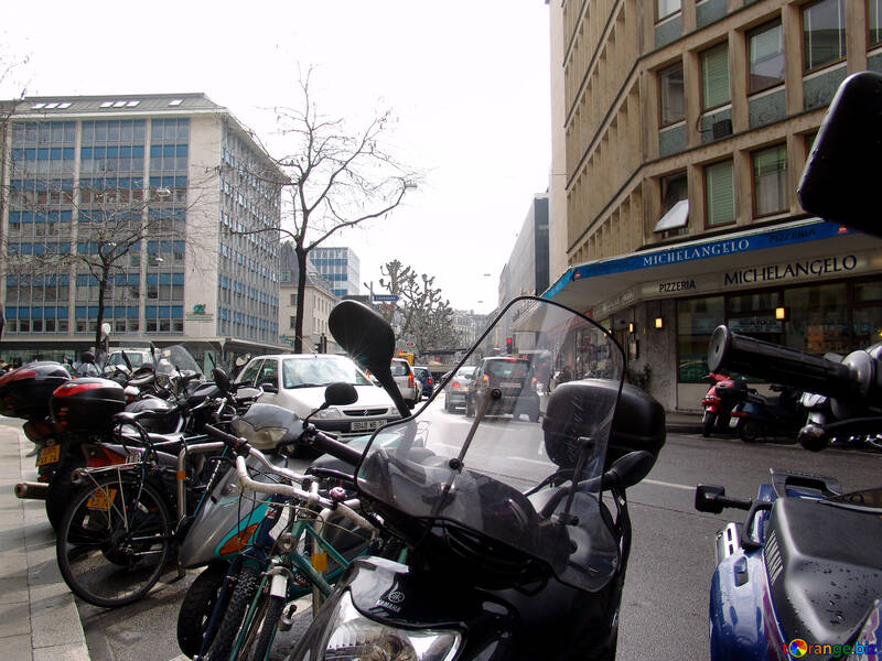 Motorcycle parking in Geneva №50130