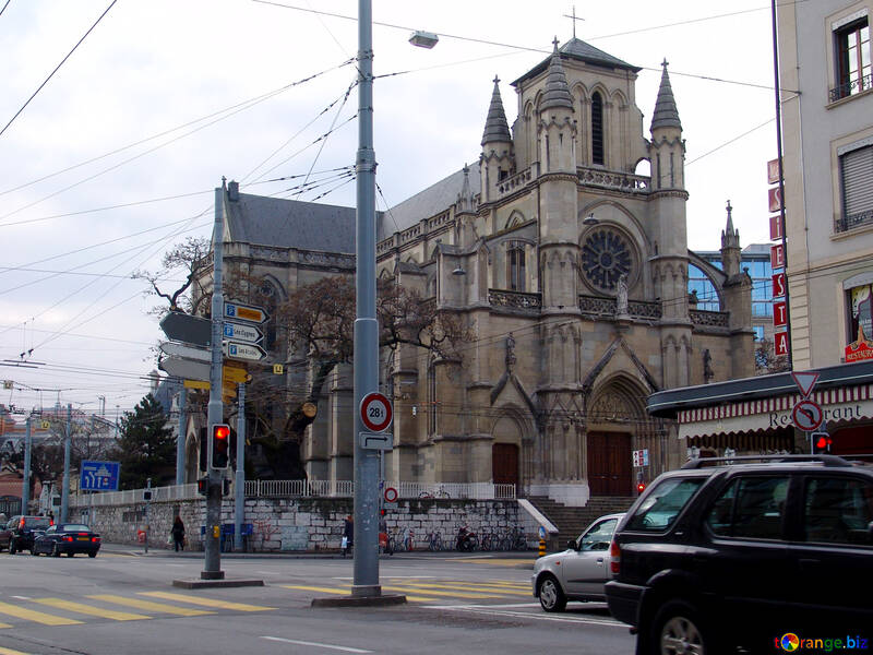 Die alte Kirche in Genf №50183
