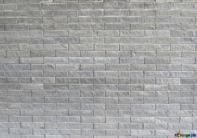 灰色のレンガ壁の質感 №50483
