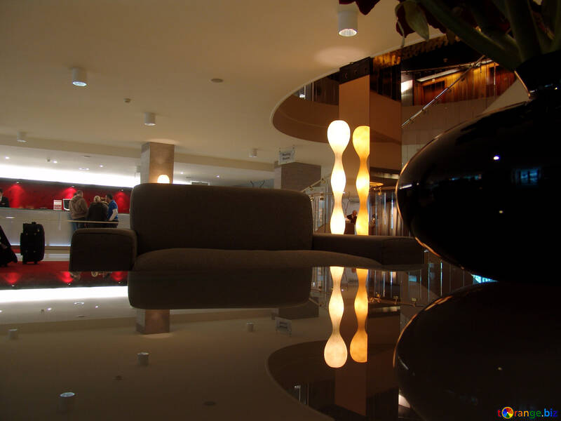 The interior of the hotel`s lobby №50053