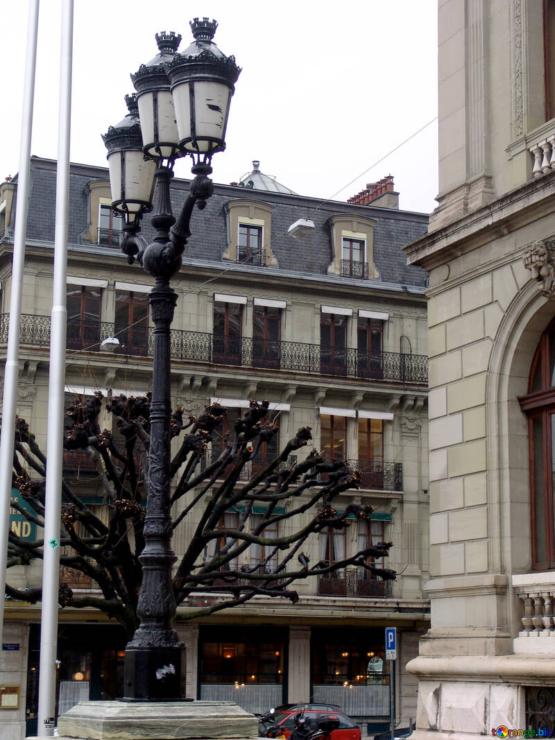 Старий ліхтар в Женеві №50199