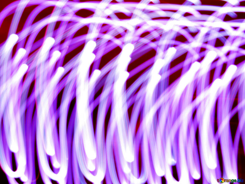 紫色のネオンの白い線。 №50544