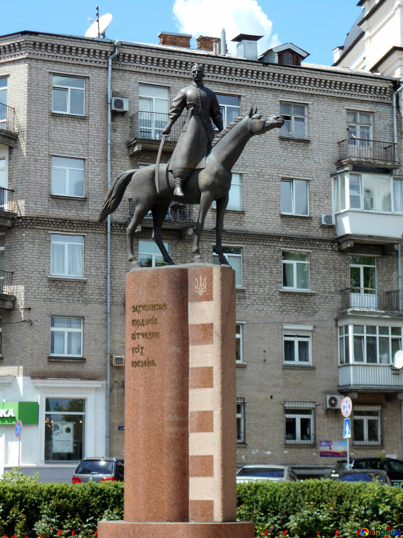 Statue in the city horse №50766