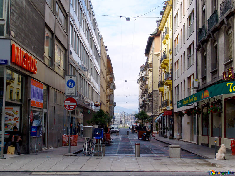 Pedestrian street in Europe №50138