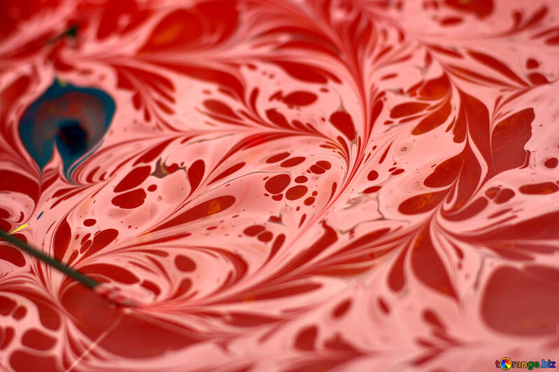Red swirly pattern №50867