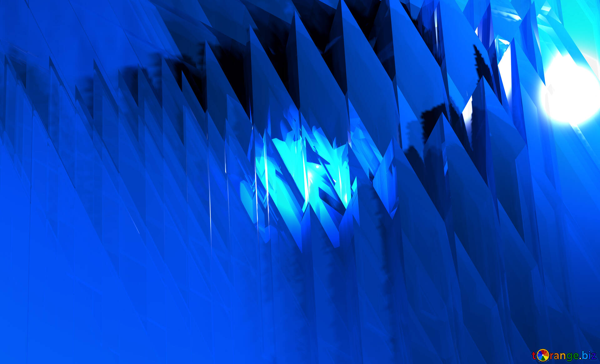 幾何学模様の飾り 無料の写真 青い未来の形 コンピュータ 抽象的な背景を生成 無料の写真 クリップアート Torange Biz