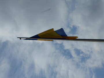 Una especie de avión Kite en el aire. №51282