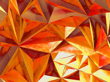 Polygon art background №51584