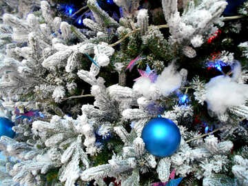Різдвяна ялинка різдвяний синій орнамент