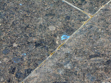 Rocks with blue dot pavement floor №51284