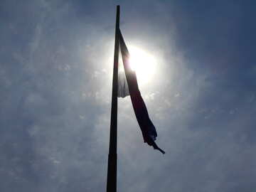 Flag pole Sun №51279