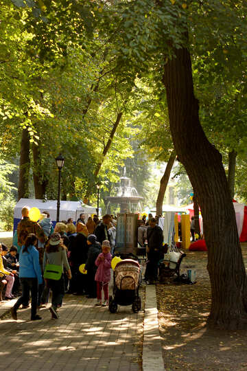 people under tree park street №51112