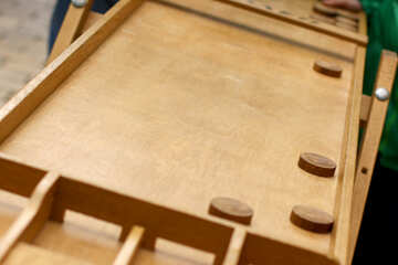 Tavolo da shuffle in legno №51015