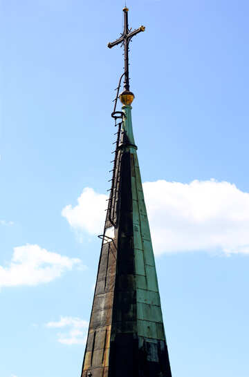 Church steeple cross №51721