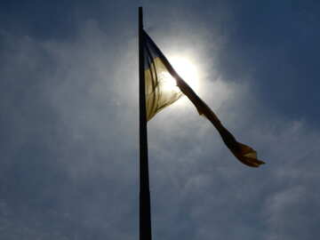 Bandeira, sol, através №51263