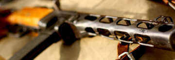 Gun upside down metal parts №51195