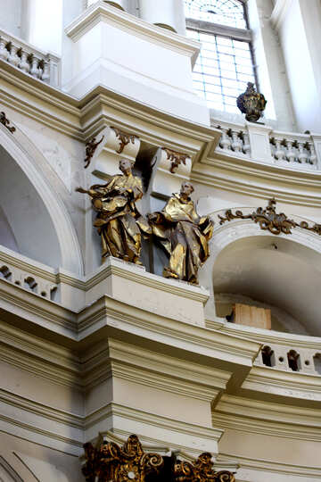 Gebäudepfostenstatuenwand-Statuen-Luxusdesign №51617