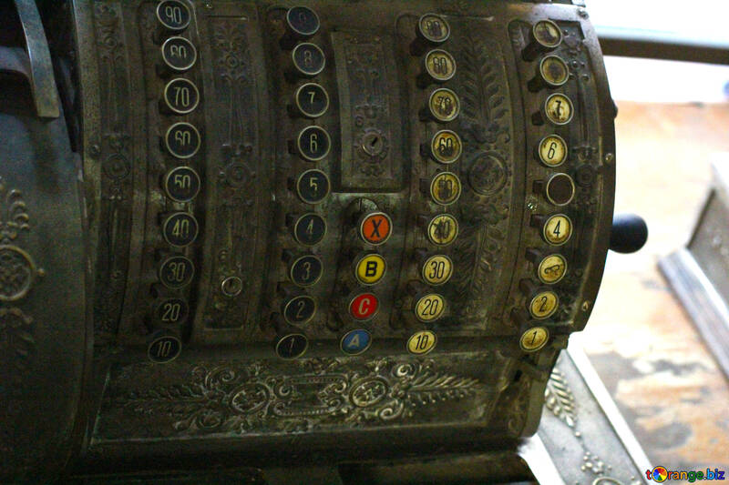 alte Registrierkasse Maschine №51660