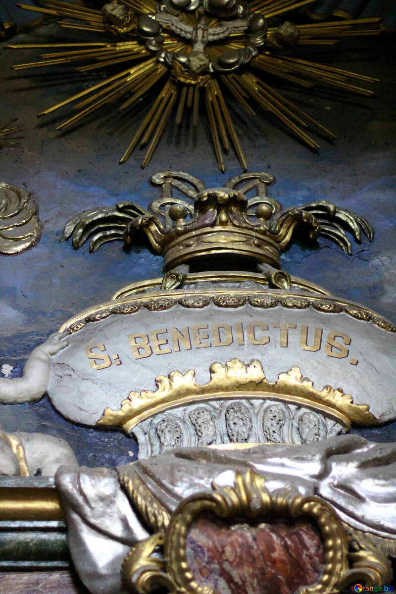Altare close up Ornamentale Benedictus №51865