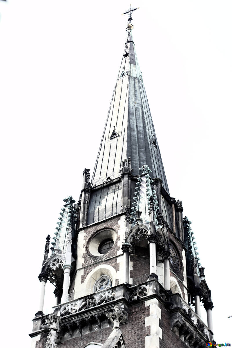 教会尖塔大聖堂タワーの尖塔 №51777