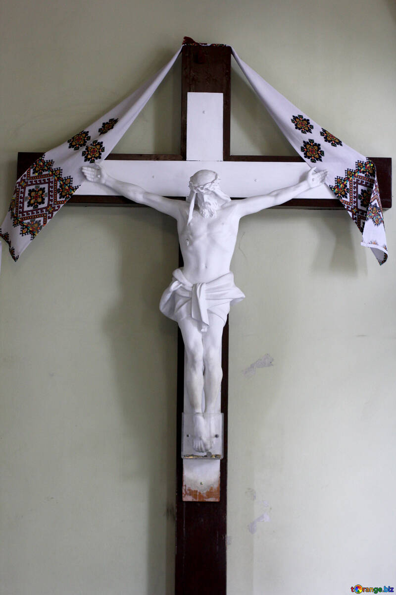 Cross on a wall №51769