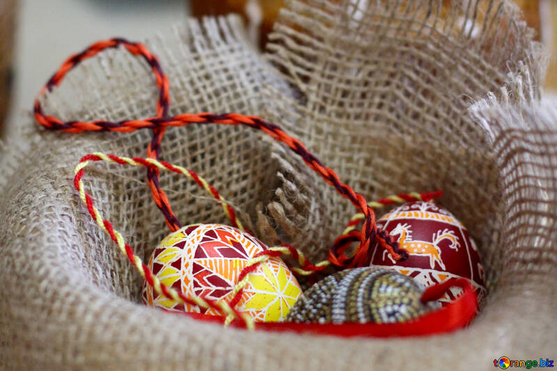 Strings yarn balls egg №51221