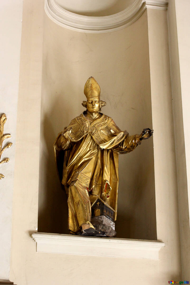 Золота ідол статуя №51606